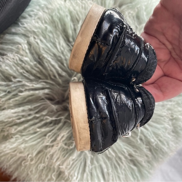 Coach Black Lace Bow Loafers - Picture 6 of 8